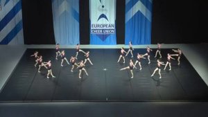 Cheerleading .Senior Jazz Team Russian Federation Neo Dance.