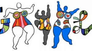 GOOGLE, DOODLE,  NIKI DE SANIN  PHALLE