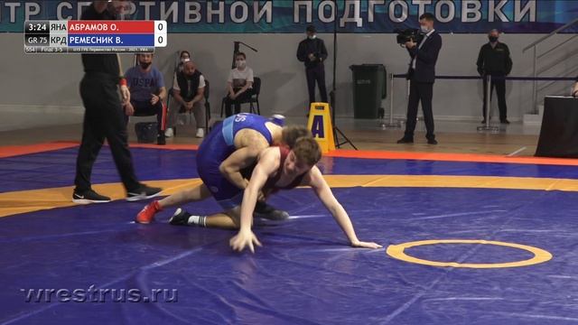 ПР-21. ГРБ. U15. 75кг. Финал 3-5. Олег Абрамов - Виктор Ремесник