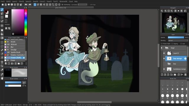 How to Create Realistic GLOWS ? Digital Art Tutorial - Medibang Paint Pro (step by step)
