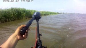 Тест лодки ПВХ "Аргонавт" 250 РС, лодочного электромотора 30 IBS на большой воде