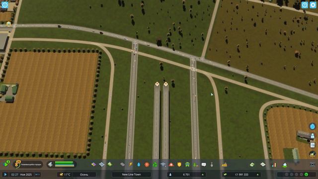 Логистика. Стратегически важная трасса в Cities Skylines 2 смотреть онлайн
