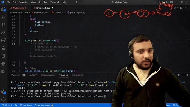 Implementation of Linked List in Java Part - 2
