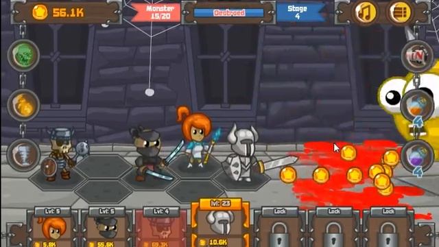 Обзор игры Dungeon Clicker смотреть онлайн