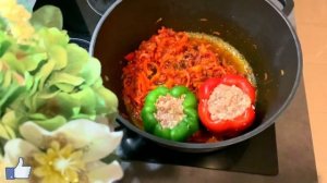 Фаршированный Перчик! Вкусно и Просто.