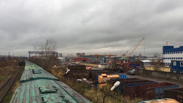 Подъездной путь промзоны "Уткина Заводь", ТГМ4, ТЭЦ "Красный Октябрь"