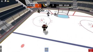 ROBLOX Hockey - Coded Ball Hockey 3v3 - LATE GAME MADNESS!