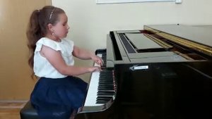 Е. Гнесина "Этюд" ре мажор. Мария Панова.