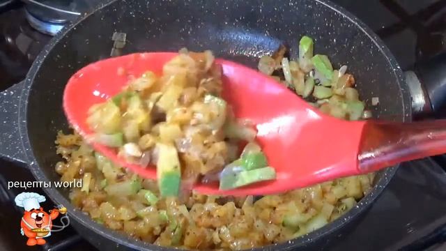 Запеканка из кабачков и картофеля простой и быстрый рецепт завтрака. Быстро и вкусно.