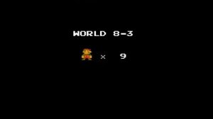 Super Mario Brothers (NES) Playthrough World 8-1 Through 8-4
