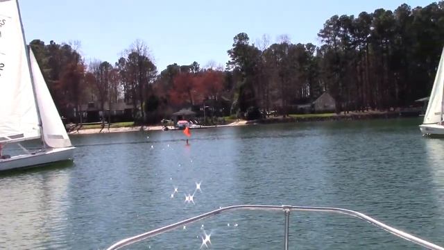 Windward shroud telltale helps tell you where wind is; Keep slot open смотреть онлайн