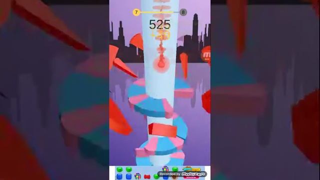 Прохожу игру HELIX JUMP дошёл до 10 уровня #бесит рекламма смотреть онлайн