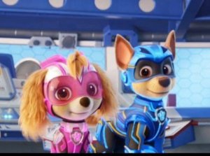 NWS98 ► Chase x Skye scenes in paw patrol the movie & mighty movie