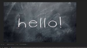 Handwriting on a chalkboard effect - After Effects tutorial