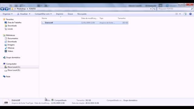 Video aula Photoshop CS5 - Como colocar fontes no photoshop (HD) смотреть онлайн