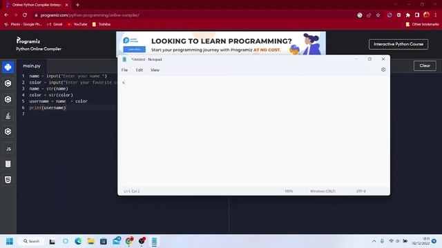 How to make a username generator in python Making a username generator in python is easy!