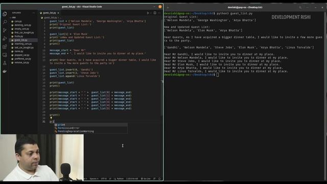 Exercise Solutions | Mastering Python | Chapter 3 | Part 05