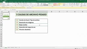 Cómo REDUCIR AL MÍNIMO el PESO de un ARCHIVO Excel