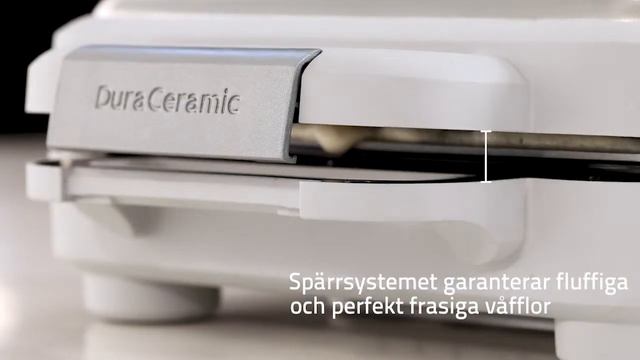 Breville DuraCeramic Våffeljärn för belgiska våfflor VST072X Swedish смотреть онлайн