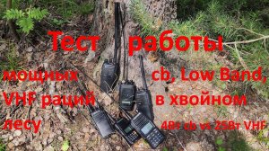 27 МГц против 145 МГц. Рации для дальней и стабильной работы в лесу - СиБи, Low Band и VHF (до 25Вт)