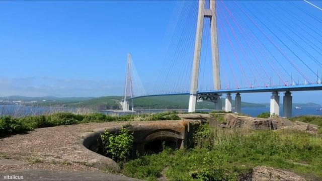 У Русского моста, Владивосток, 2020.