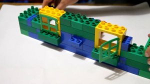 Дом из двух типов конструкторов LEGO I часть. Lego конструирование. Лего