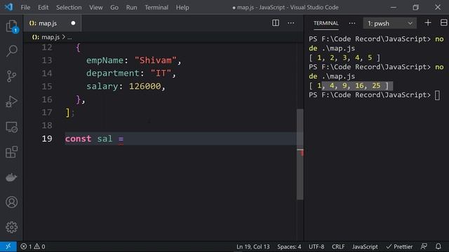 JavaScript map() Array function | JS Buffer