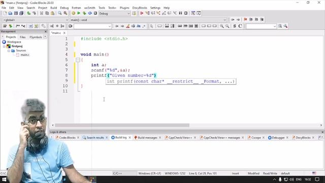 lec 10 : printf() & scanf() functions смотреть онлайн