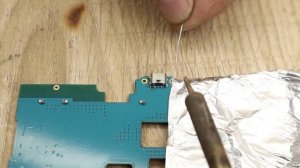 Замена разъема usb на Samsung Galaxy Tab A SM-T580 / Replacing the usb connector with Tab A SM-T580