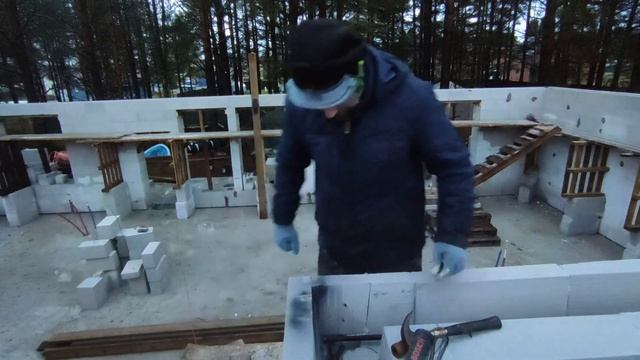 Как подготовить и залить армопояс в зимний период смотреть онлайн