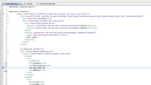 Build A Ticket Management System In Laravel: Getting Data From The Database 516