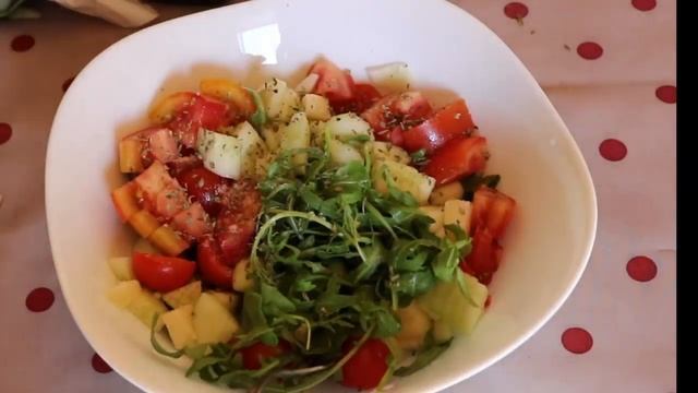 Вкусный полезный Салат с Руколой для похудение и сжигание жира за 5 минут смотреть онлайн