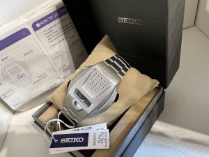 Кварцевые жидкокристаллические часы Seiko A860-4001 с голосовым оповещением о хроно-тревоге-1992-год