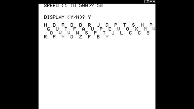 Oric Atmos - Morse Code