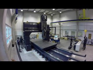 Портальный фрезерный центр с ЧПУ FD-2842 - демонстрация работы