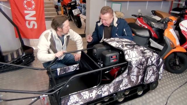 Мотобуксировщик для рыбалки Балтмоторс: тест-драйв по заснеженному водоему от Рыболов НН