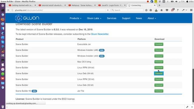Download and install scene builder in ubuntu смотреть онлайн