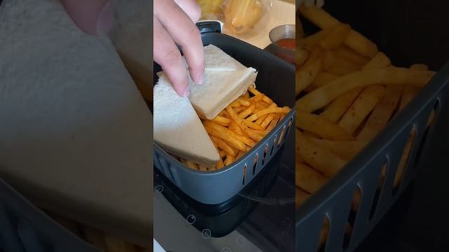Аэрогриль (аэрофритюрница) / Xiaomi Mi Smart Air Fryer / куриные бедра / картофель фри