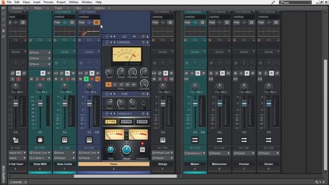 Cakewalk Tutorial E09  Cakewalk Console View