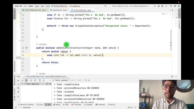 Pattern matching in java | Types of pattern matching in java 21 ...
