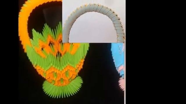 Поделки- Модульное оригами- корзинка смотреть онлайн