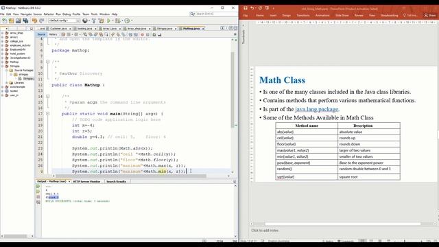 Java Math class