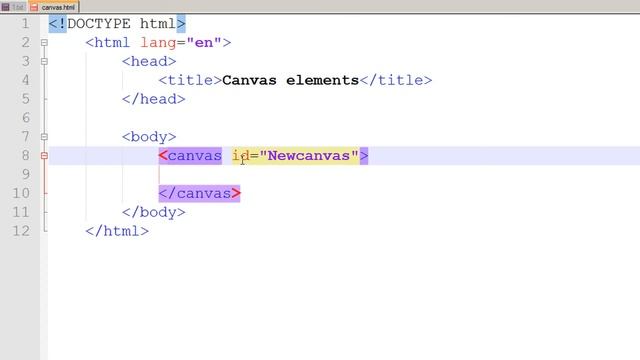 HTML5 canvas tutorial using internal CSS3 and JavaScript 1