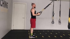 Приседания с петлями TRX(squat TRX)