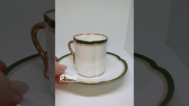 Limoges Оригинал Кофейная пара Лимож _ #192241