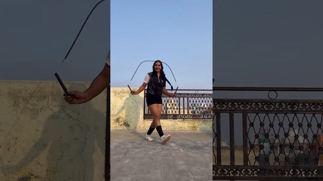 SIMPLE BASIC COMBO ❤️✨ #skipping #fitness #skiprope #skippingrope #shufflingdance