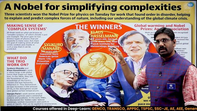 Nobel Prizes 2021 | Group 1/2/3/4 SI/PC/AE/AEE | ACE Academy and ACE Online