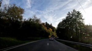 Driving from Luxembourg to Belgium: Insenborn Plage - Arlon - scenic drive Ardennes
