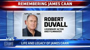 EXCLUSIVE: Legendary actor Robert Duvall remembers late actor and friend, James Caan