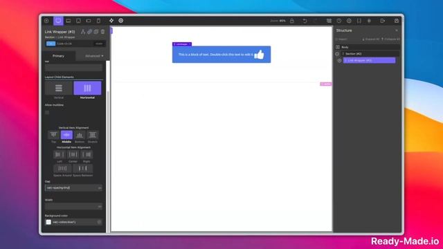 Ready-Made Tokens - Sneak Peek in Oxygen Builder, WordPress